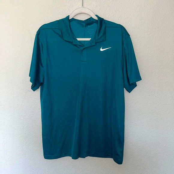 Nike Teal‎ Polo Women's Size Medium Summer Golf Outdoors Going out Vacation - Picture 1 of 6